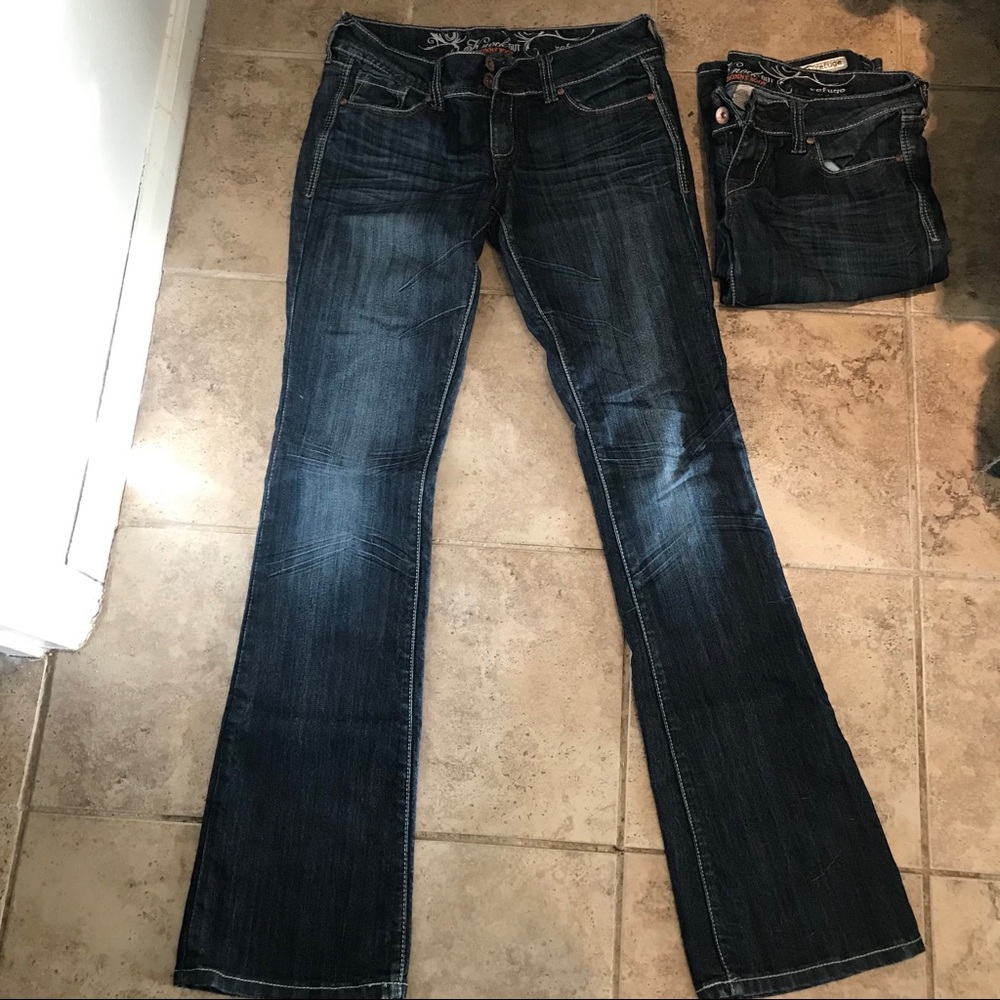 Refuge skinny bootcut jeans